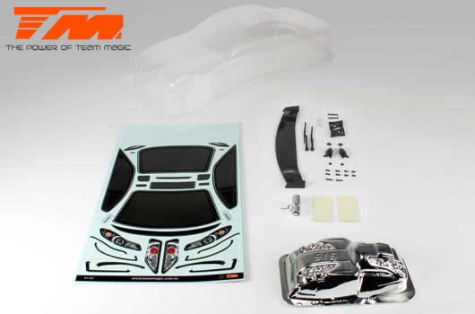 Team Magic TM503319C Body - 1:10 Touring : Drift - 190mm - Clear - S15