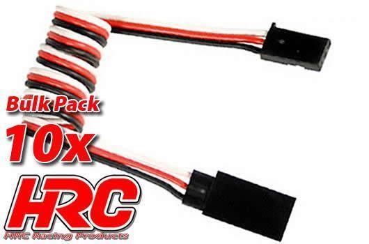 Pro-Line HRC9233B Servo Extension Cable - Male:Female - (FUT) - 40cm Long - BULK 10 pcs