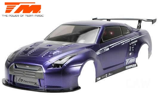 Team Magic TM503394PLA Body - 1:10 Touring : Drift - 190mm - Painted - no holes - R35 Purple