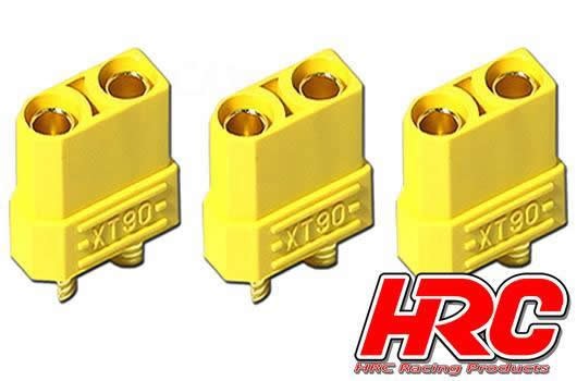 Pro-Line HRC9097A Connector - XT90 - Female (3 pcs) - Gold
