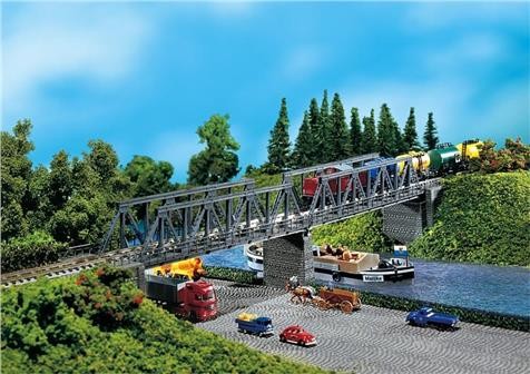Faller 01.222578 2 Kastenbruecken m. Brueckenkoepfen
