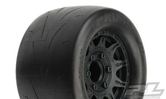 Pro-Line PRO1011610 Tires - 1:10 Truck - 2.8" - mounted - Raid Black 12mm 6x30 Wheels - Removab