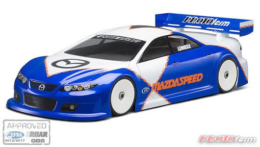 Protoform PRM148711 Body - 1:10 Touring - 190mm - Clear - Mazda Speed 6 Lightweight
