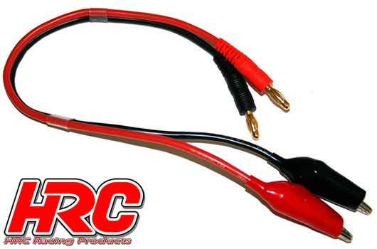 Pro-Line HRC9119 Charger Lead - 4mm Bullet to Crocodile - 300mm - Gold