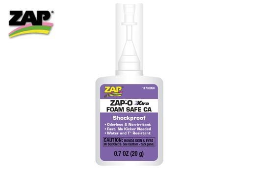Zap ZPT25-X Glue - Zap-O Foam Xtra Safe - CA - 20g (0.7 oz.)
