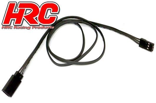 Pro-Line HRC9245K Servo Extension Cable - Male:Female - JR type - 60cm Long - Black:Black:Black