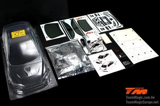 Team Magic TM503366C Body - 1:10 Touring : Drift - 190mm - Clear - EVX