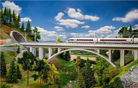 Faller 01.222573 Moderne Bogenbrücke