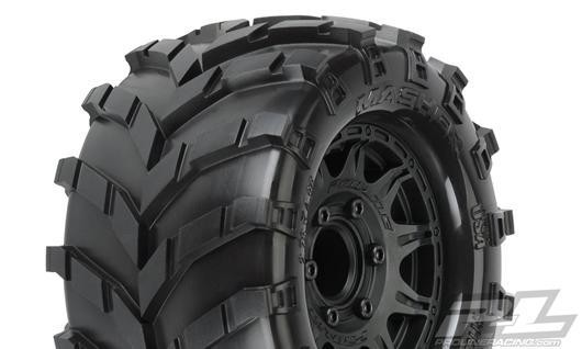 Pro-Line PRO119210 Tires - 1:10 Truck - 2.8" - mounted - 12mm Raid Black 6x30 Wheels - Removabl