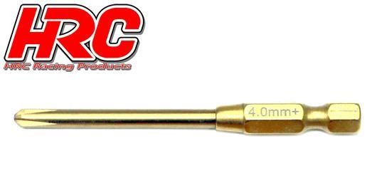 HRC Racing HRC4054S-4P Tool - HEX tip for electric screwdriver - Titanium coated - 4+mm