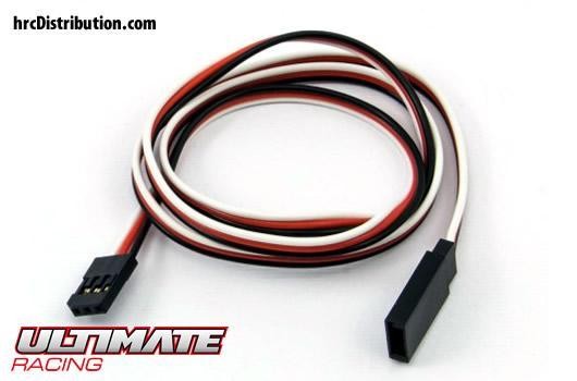 Ultimate Racing UR46129 Servo Extension Cable - Futaba type - 90cm Long
