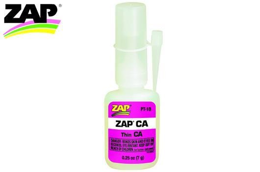 Zap ZPT10 Glue - ZAP - CA thin - 7g (1:4 oz.)