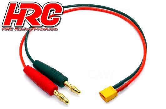 Pro-Line HRC9103 Charger Lead - 4mm Bullet to XT30 Battery Plug - 300mm - Gold