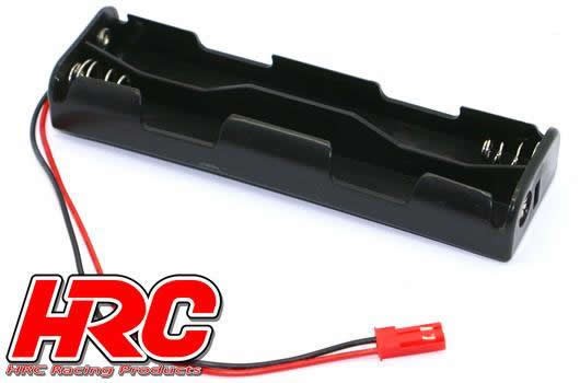 Pro-Line HRC9271C Battery Holder - AA - 4 Cells - Long (2*2) - with BEC connector