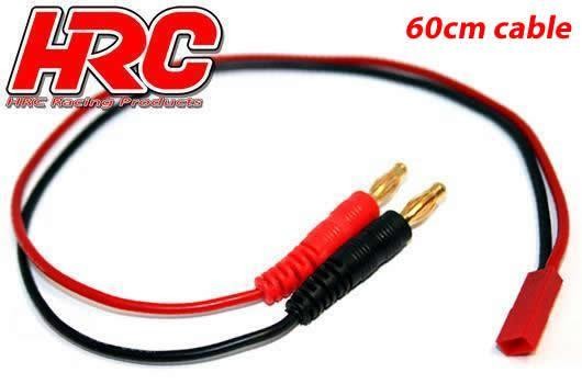 Pro-Line HRC9117-6 Charger Lead - 4mm Bullet to Battery BEC JST Plug - 600mm - Gold
