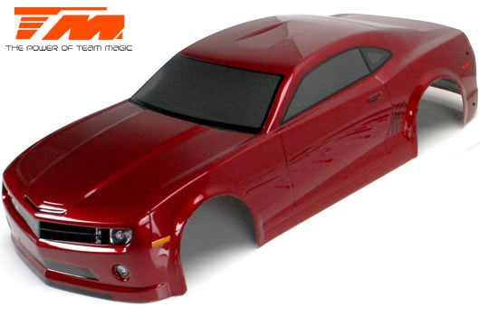 Team Magic TM503323DRA Body - 1:10 Touring : Drift - 195mm - Painted - no holes - CMR Dark Red