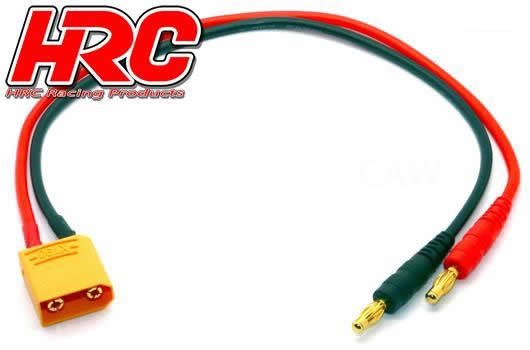 Pro-Line HRC9109 Charger Lead - 4mm Bullet to XT90 Battery Plug - 300mm - Gold