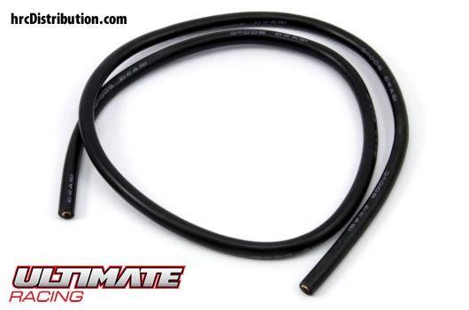 Ultimate Racing UR46210 Cable silicone - 12 AWG - Black (50cm)