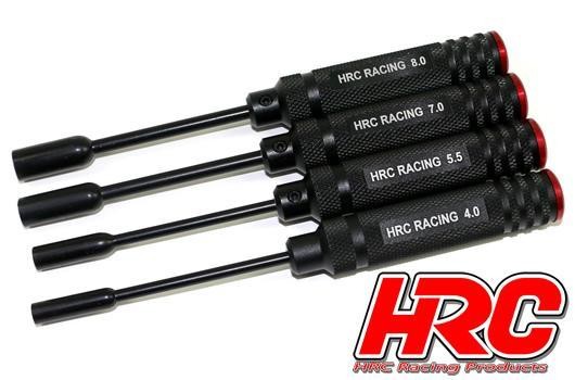 HRC Racing HRC4008A Tool Set - HRC - Socket Driver 4.0 : 5.5 : 7.0 : 8.0mm