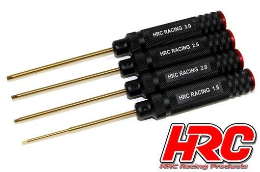 HRC Racing HRC4007A Tool Set - HRC - Titanium - Hex Wrench 1.5 : 2 : 2.5 : 3mm