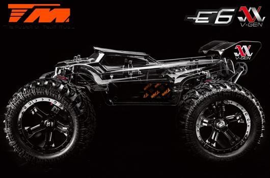 Team Magic TM505009 Car - Monster Truck Electric - 4WD - ARR (no electronics) - Team Magic E6 III V-