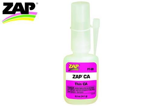 Zap ZPT09 Glue - ZAP - CA thin - 14.1g (1:2 oz.)