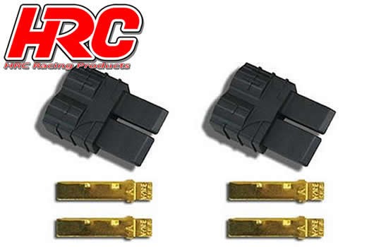 Pro-Line HRC9042A Connector - TRX - Male (2 pcs) - Gold