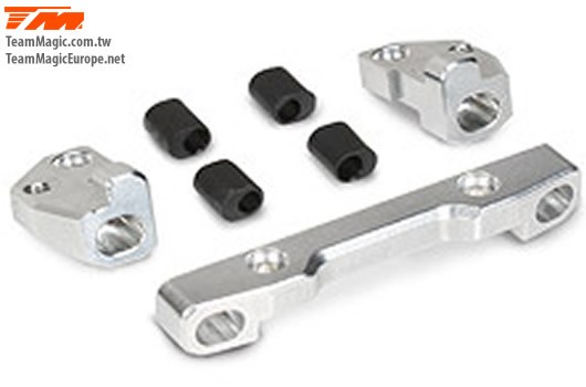 K Factory KF14212 Option Part - G4RS II - Aluminium 7075 Front Lower Hinge Pin Mount Set (w:Washer)