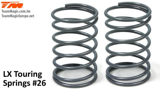 K Factory KF4901-26 Shocks Springs - LX Touring - 1.5mm x 7 coils - 13x23.5mm #26