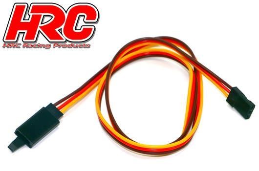 Pro-Line HRC9244CL Servo Extension Cable - with Clip - Male:Female - JR - 50cm Long