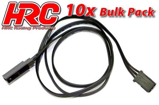 Pro-Line HRC9235KB Servo Extension Cable - Male:Female - UNI (FUT) type - 60cm Long - Black:Black:B