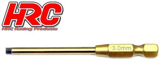HRC Racing HRC4054S-30 Tool - HEX tip for electric screwdriver - Titanium coated - 3.0mm