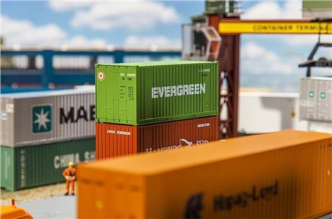 Faller 01.180821 20 Container EVERGREEN