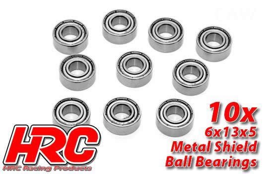 HRC Racing HRC1252 Ball Bearings - metric - 6x13x5mm (10 pcs)
