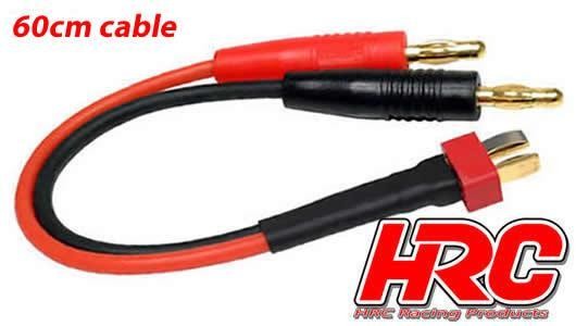 Pro-Line HRC9114-6 Charger Lead - 4mm Bullet to Ultra T Battery Plug - 600mm - Gold