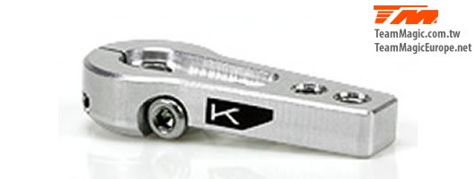 K Factory KF5702K Servo Arm : Horn - Aluminum Clamp Type - Single - 23T (Sanwa : Ko Propo : JR)