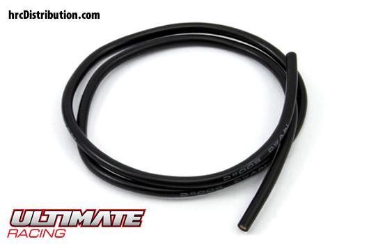 Ultimate Racing UR46117 Cable silicone - 14 AWG - Black (50cm)