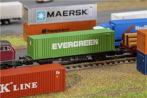 Faller 01.272843 40 Hi-Cube Container EVERGREEN