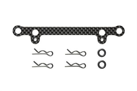 Tamiya 10.54783 Touring Car Carbon Body Mount Crossmember (Rear)