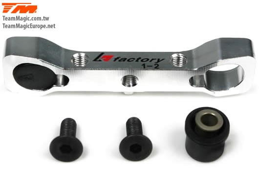 K Factory KF2106 Option Part - E4RS:FS:JR:JS:D:E4D-MF - Alum. 7075 Rear Rear Hinge Pin Mount (Toe-in