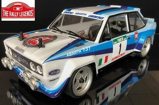 Rally Legends EZRL135 Car - 1:10 Electric - 4WD Rally - RTR - Waterproof ESC - Fiat 131 Abarth rally