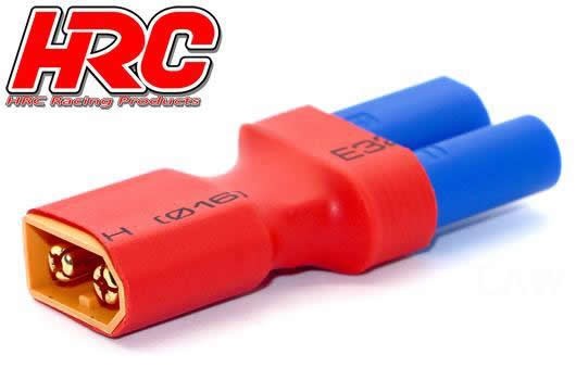 Pro-Line HRC9134R Adapter - Compact Version - EC5(F) to XT60(M)