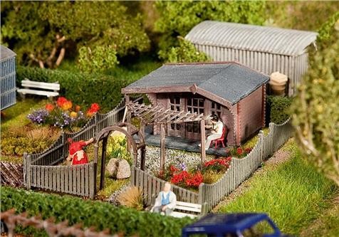 Faller 01.180491 Schrebergarten mit Gartenlaube