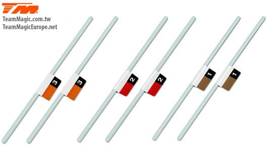 K Factory KF2107 Option Part - E4RS:FS:JR:JS:D:E4D-MF - Anti-Roll Bar No. 1, 2 & 3 (2pcs:each)