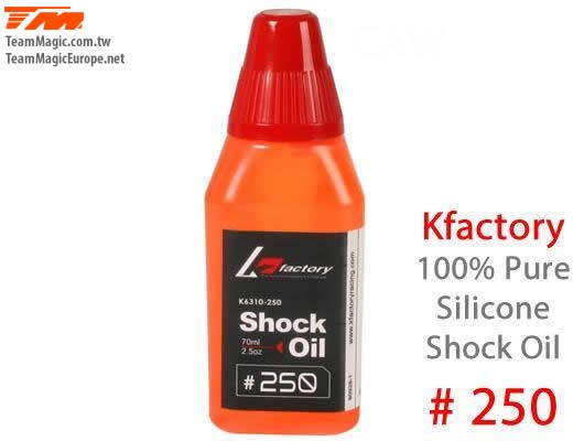 K Factory KF6310-250 Silicone Shock Oil - 250 cps