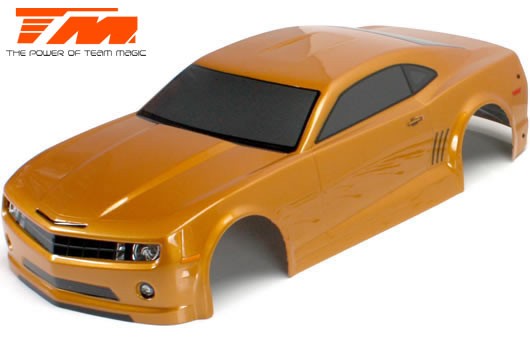Team Magic TM503323GDA Body - 1:10 Touring : Drift - 195mm - Painted - no holes - CMR Gold