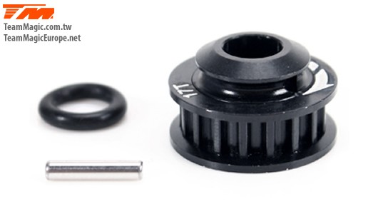 K Factory KF2149 Option Part - E4RS:FS:JR:JS:D:E4D-MF - Aluminium 7075 - 17T Side Pulley