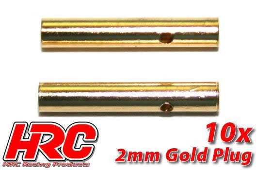 Pro-Line HRC9002F Connector - Gold - 2.0mm - Female (10 pcs)