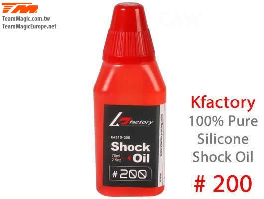 K Factory KF6310-200 Silicone Shock Oil - 200 cps