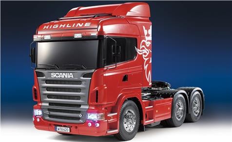 Tamiya 10.23670 Scania R620 Highline Full Op. Red Finished